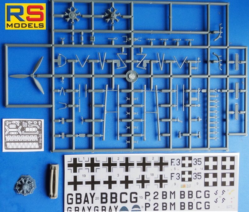 RS Models 92287 Heinkel He-46C - German WWII Reconnaissance Aircraft 1/72 – Bild 8