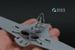 Quinta Studio QD48491 I-16 3D-Printed coloured Interior on decal paper (for Zvezda kit) 1/48 – imagen 7