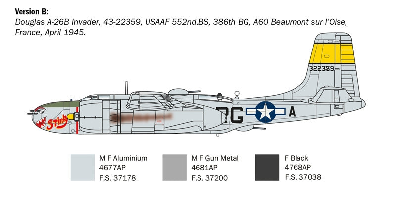 Italeri 1274 A-26 B INVADER 1/72 – Bild 6