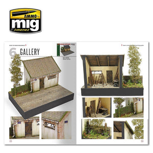 AMMO of Mig Jimenez 6135 HOW TO MAKE BUILDINGS. BASIC CONSTRUCTION AND PAINTING GUIDE (English) – immagine 6