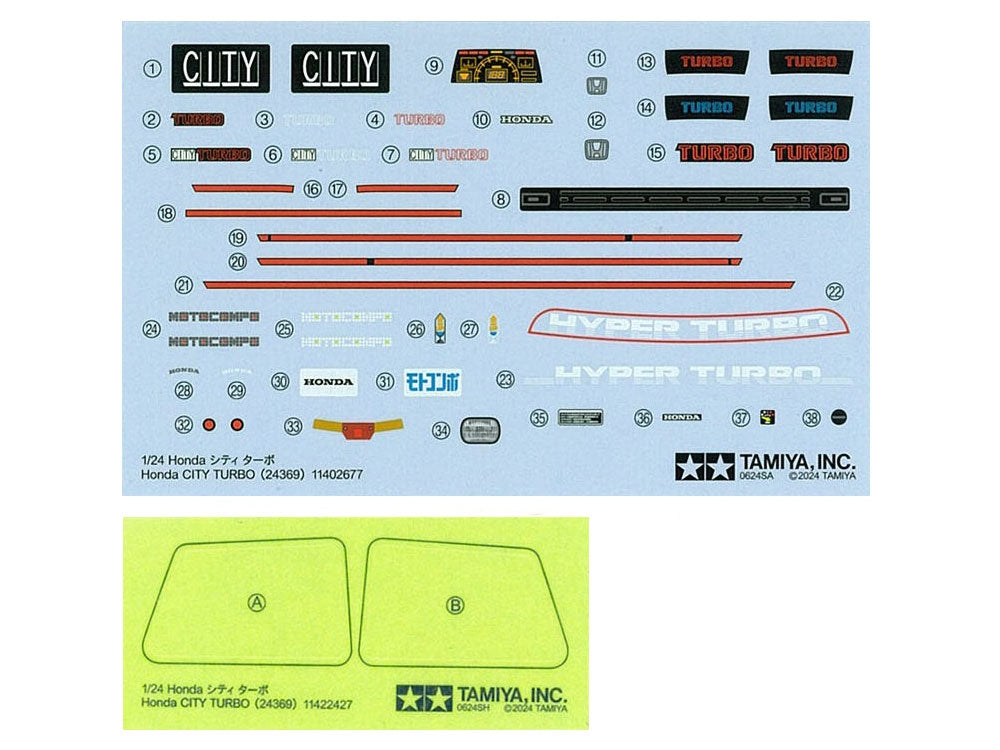 Tamiya 24369 Honda City Turbo with Motocompo 1/24 – Bild 10