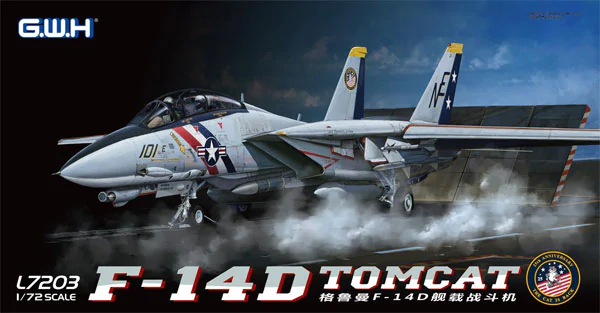 Maquette Great Wall Hobby L7203 Grumman F-14D Tomcat au 1/72
