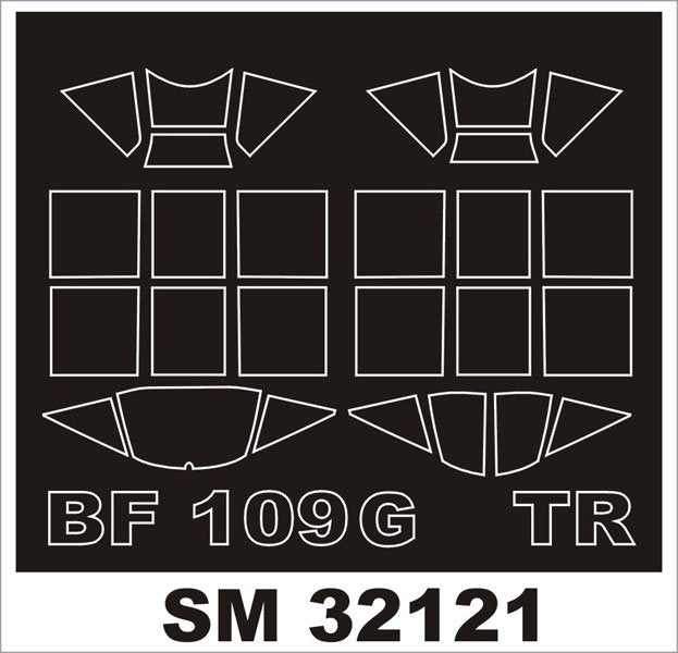 Montex SM32121 Bf-109G6 (EARLY) TRUMPETER