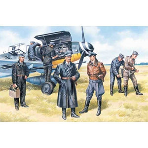 ICM 48082 WWII Luftwaffe Pilots and Ground Personnel 39-45 1/48