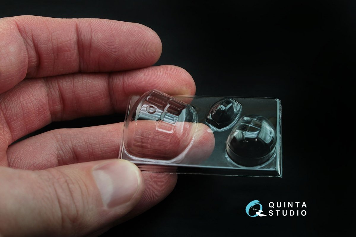 Quinta Studio QC72005 Pe-8 vacuformed clear canopy (for 7264 Zvezda kit) 1/72 – Bild 6