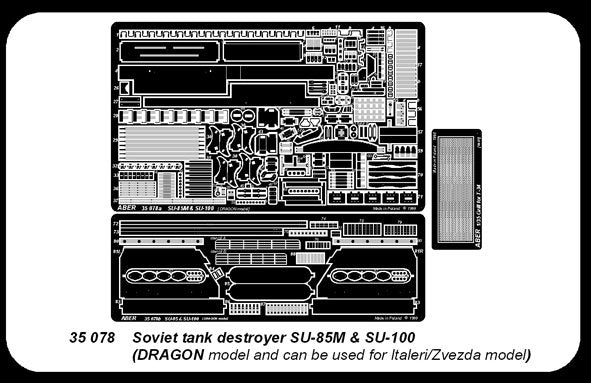 Aber 35078 SU-85 and SU-100 (DRA) 1/35 – immagine 3