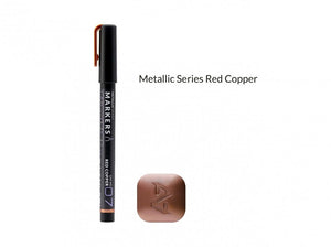 Gaahleri GM-MS07 Metallic Series Markers Red Copper