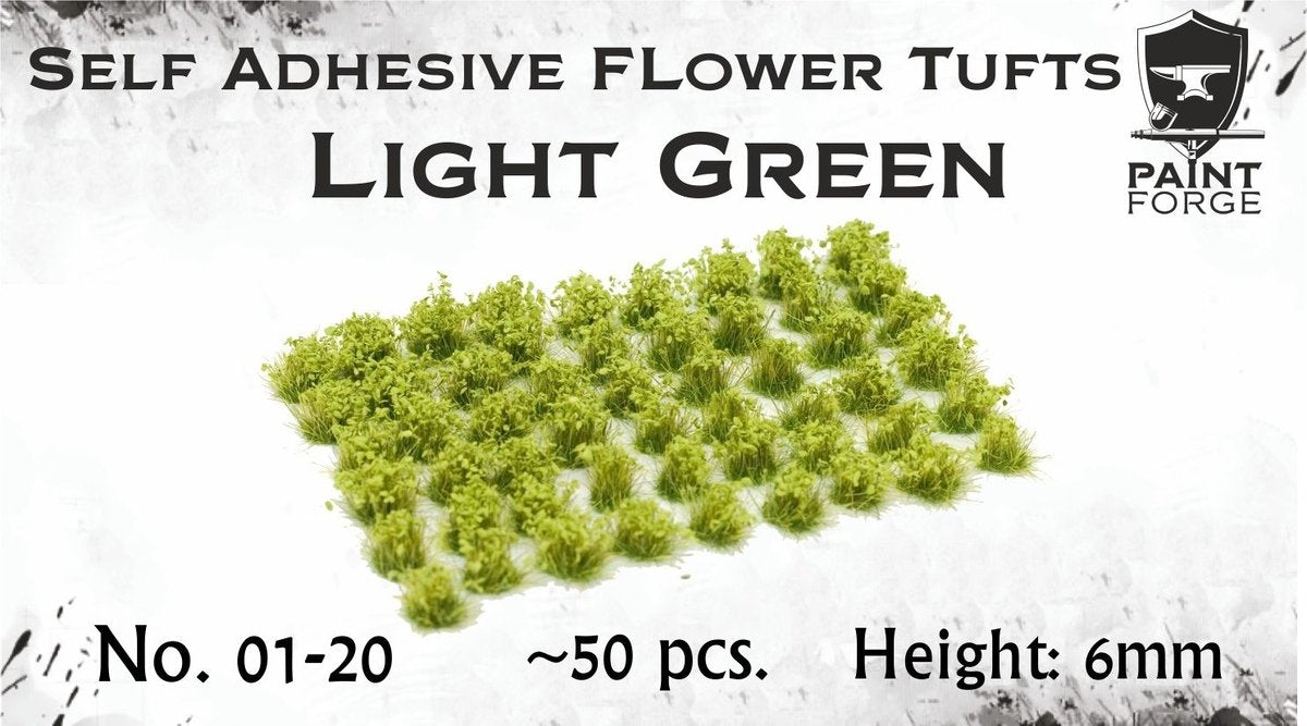 Paint Forge PFFL2601 Light Green Flowers 6mm