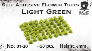 Paint Forge PFFL2601 Light Green Flowers 6mm
