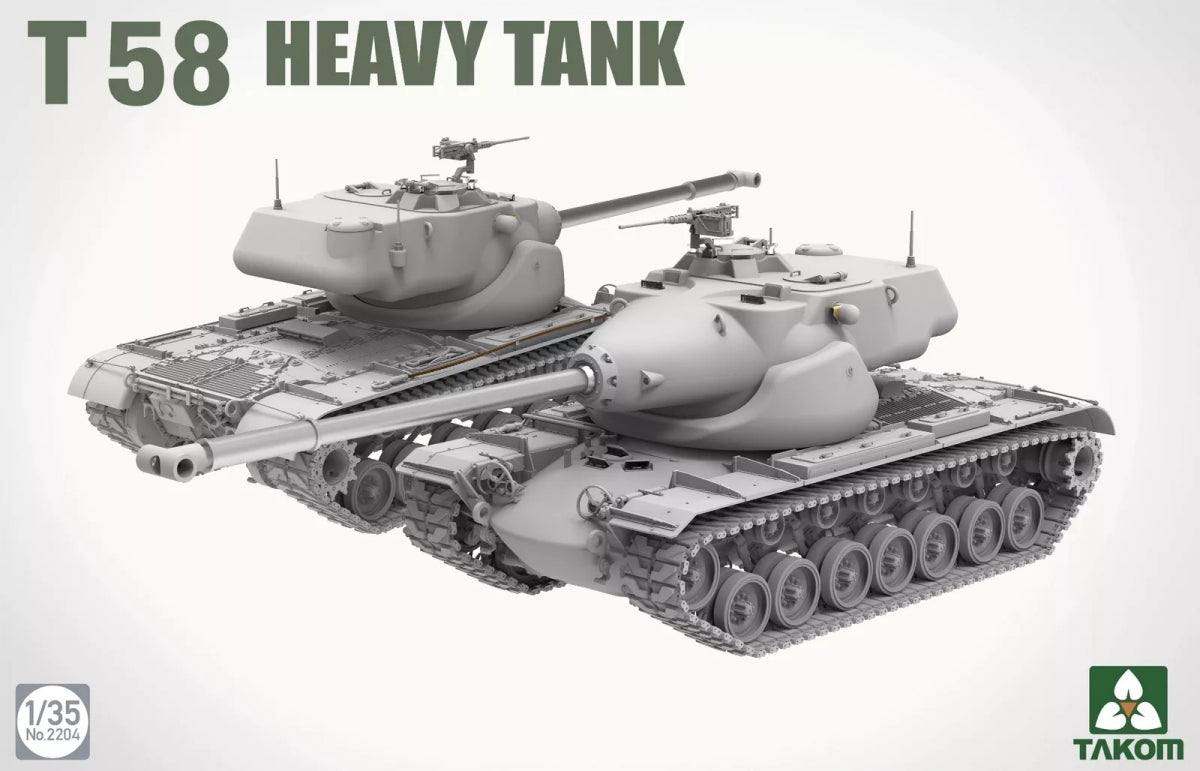 Takom 2204 T58 Heavy Tank 1/35 – image 2