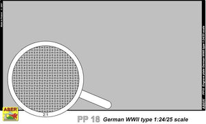 Plaque gravée Aber PP18 (140 x 77 mm) - Type allemand II WW (1/24/25) – image 2