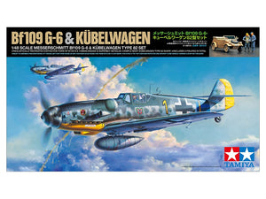 Tamiya 25204 Messerschmitt Bf109 G-6 &amp;amp; Kübelwagen Type 82 Set 1/48 – Bild 2