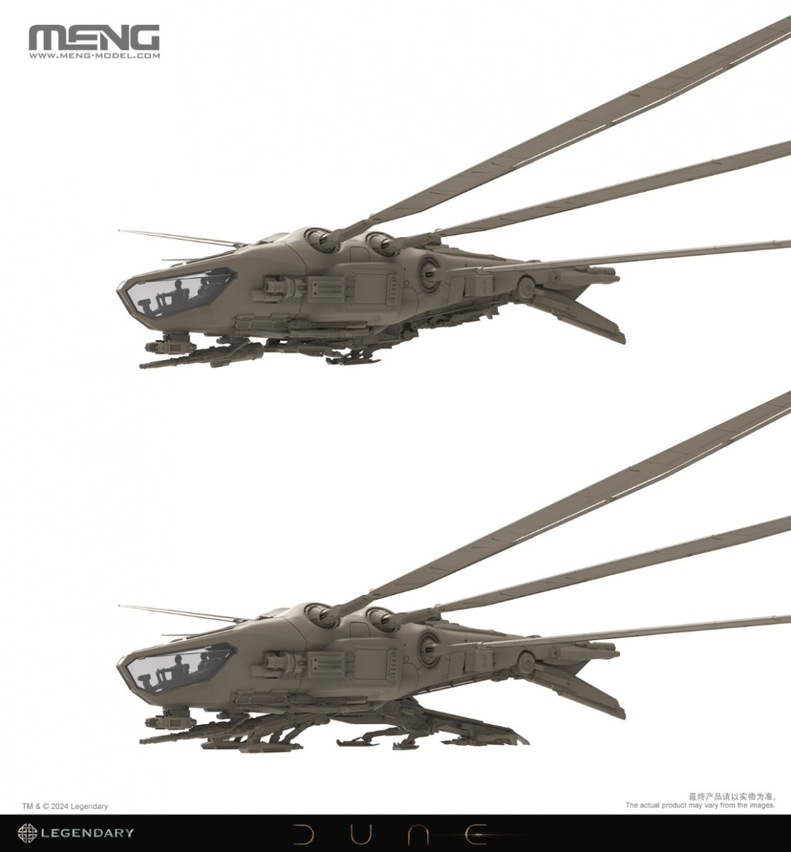 Meng Model DS-009 Harkonnen Ornithopter 1/72 – image 11