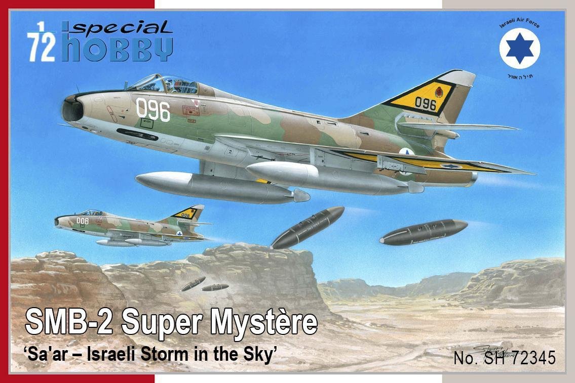 Special Hobby 72345 SMB-2 Super Mystère &amp;#39;Sa’ar – Israeli Storm in the Sky&amp;#39; 1/72