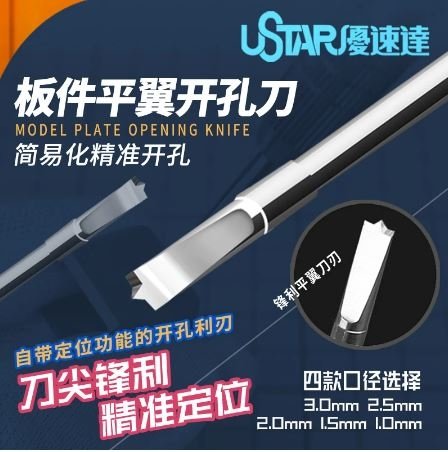 U-Star UA-90908 2.0 mm Drilling Head / Wiertło 2.0 mm – immagine 2
