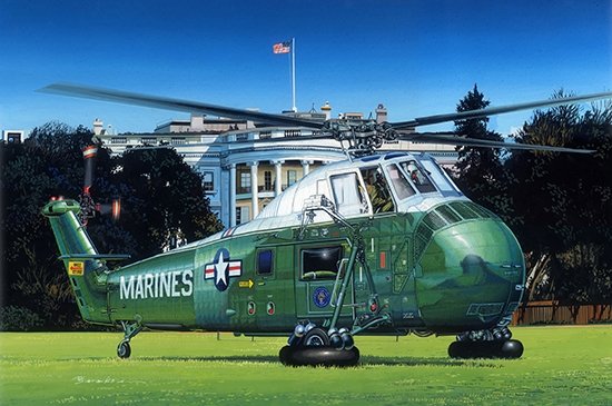 Trumpeter 02885 VH-34D &amp;#39;Marine One&amp;#39; 1/48