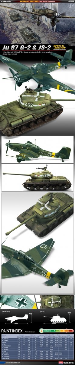 Academy 12539 Ju-87G-2 / JS-2 1/72 – image 2