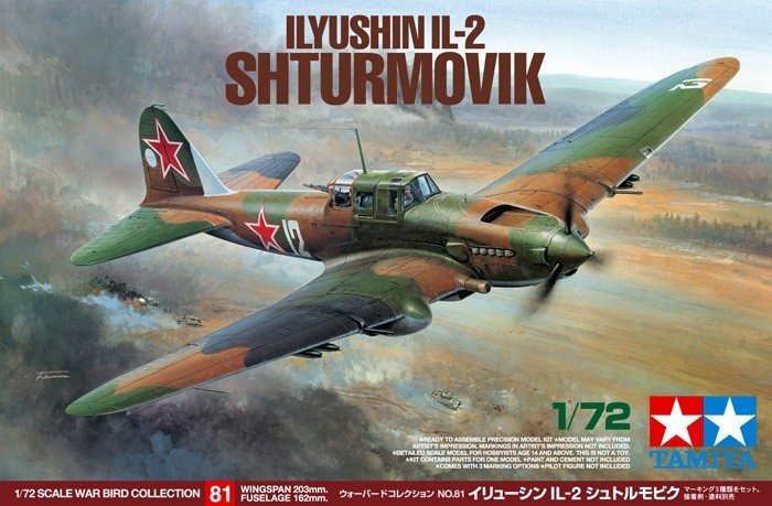 Tamiya 60781 Ilyshin IL-2 Shturmovik 1/72