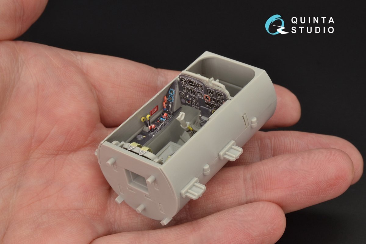 Quinta Studio QD32059 Me-262A 3D-Printed &amp;amp; coloured Interior on decal paper (for Trumpeter kit) 1/32 – Bild 3