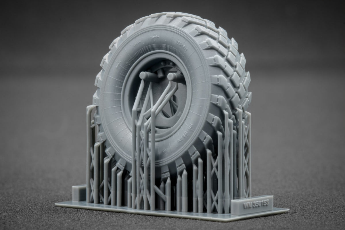 ScaleX WM 35016S GAZ Tiger V2(with shield) Sagged wheel set (for Meng) 1/35
