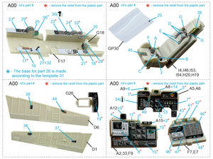 Quinta Studio QD32079 OV-10D 3D-Printed &amp;amp; coloured Interior on decal paper (KittyHawk) 1/32 – Bild 2