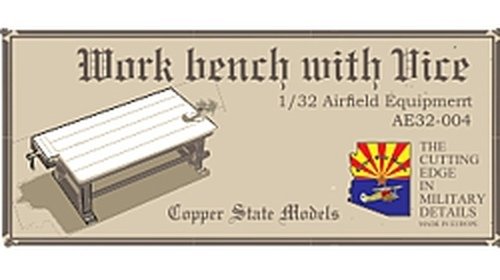 Copper State Models AE32-004 Work bench with vice 1/32