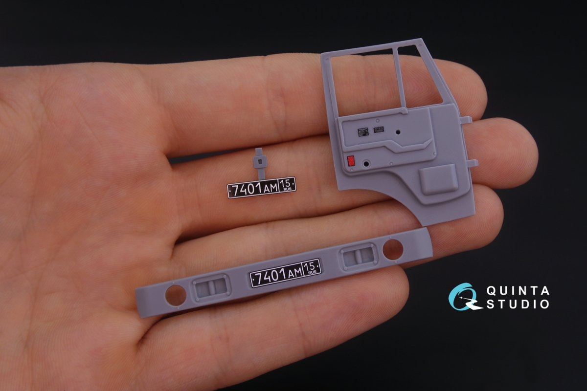 Quinta Studio QD35017 KAMAZ 4310 3D-Printed &amp;amp; coloured Interior on decal paper (for ICM kit) 1/35 – imagen 7