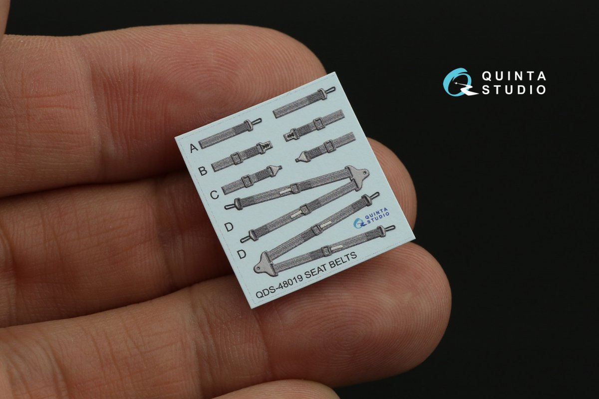 Quinta Studio QDS-48019 Yak-52 3D-Printed &amp;amp; coloured Interior on decal paper ( ARK ) (Small version) 1/48 – immagine 8