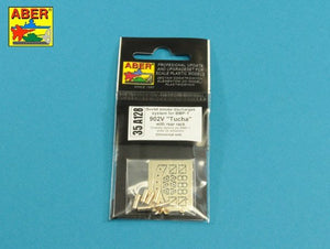 Aber 35A128 Soviet smoke Discharges system for BMP-1 902V “Tucha” with rack 1/35 – immagine 10