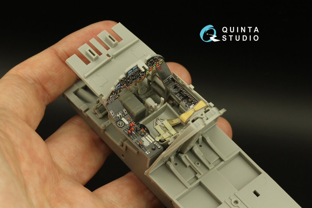 Quinta Studio QD32166 Do 335A-12 3D-Printed &amp;amp; coloured Interior on decal paper (Zoukei-Mura) 1/32 – immagine 9