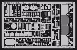 Eduard 32086 UH-1C interior 1/35 ACADEMY, MRC, ITALERI – immagine 3