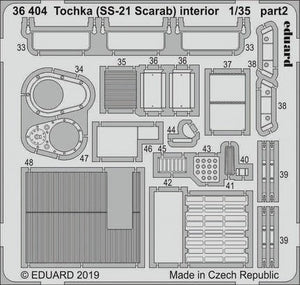 Intérieur du Tochka (SS-21 Scarab) Eduard 36404 au 1/35 HOBBY BOSS – image 2
