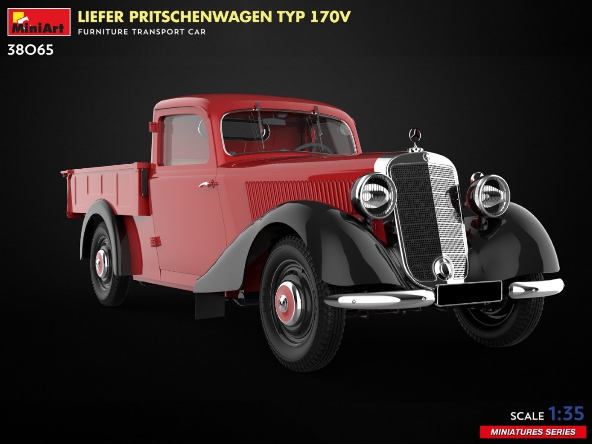 MiniArt 38065 LIEFER PRITSCHENWAGEN TYP 170V. VOITURE DE TRANSPORT DE MEUBLES 1/35 – image 8