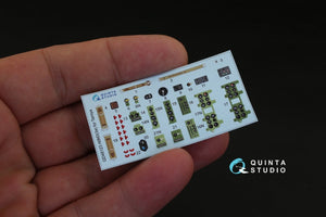 Quinta Studio QD48123 A6M3 3D-Printed &amp;amp; coloured Interior on decal paper (for Tamiya kit) 1/48 – immagine 2