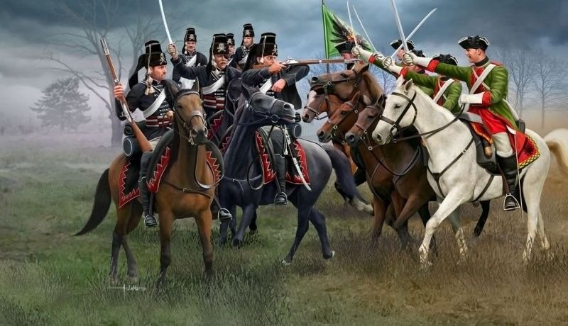 Revell 02453 Seven Years War AUSTRIAN DRAGOONS+PRUSSIAN HUSSARS 1/72