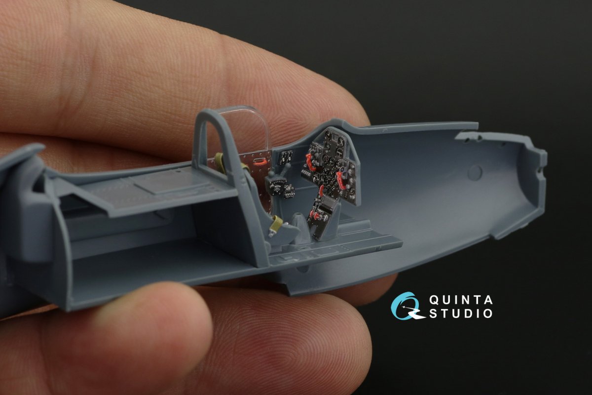Quinta Studio QD48247 P-39 3D-Printed &amp;amp; coloured Interior on decal paper ( Eduard ) 1/48 – Bild 6