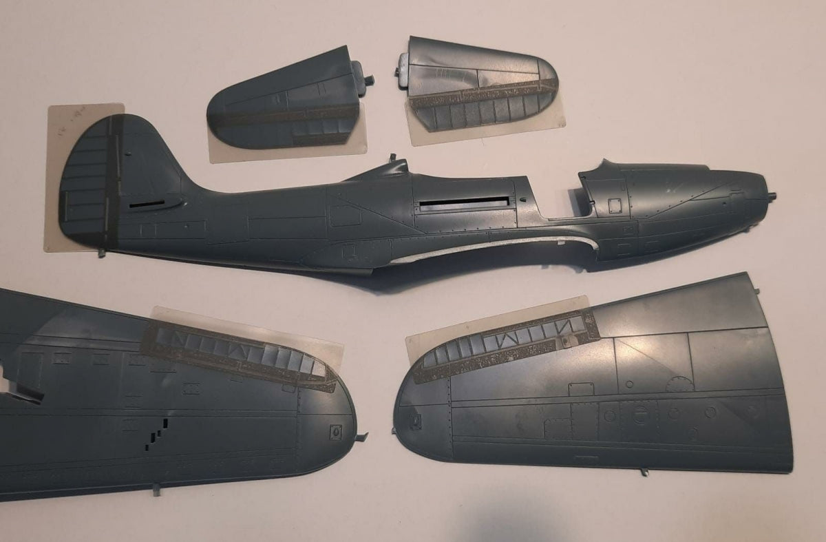 Omask 64003 P-39/P-400 masks for control surfaces (for Eduard) 1/48 – Bild 3