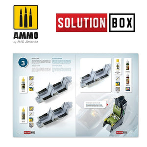 AMMO of Mig Jimenez 6509 How To Paint USAF Navy Grey Fighters Solution Book – immagine 2