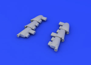 Eduard 648230 Hurricane Mk. I exhaust stacks 1/48 (AIRFIX) – imagen 2