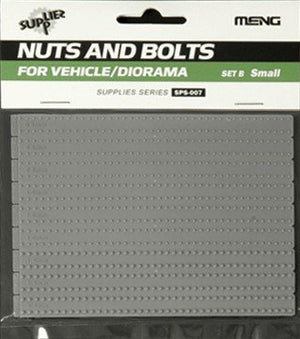 Ensemble de boulons et écrous Meng SPS-007 B petit (1/35)