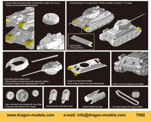 Dragon 7668 Chinese Volunteer T-34/85 1/72 – Bild 2
