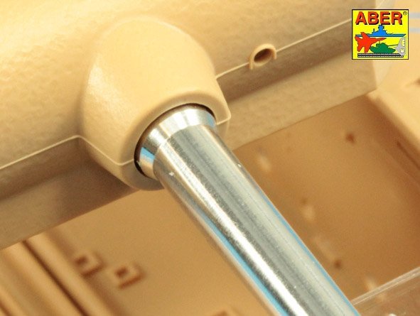 Aber 35L-246 7.5cm Barrel with Muzzle brake for Panther Ausf.G (For Rye Field Model) 1/35 – immagine 8