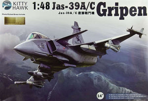 Kitty Hawk 80117 Jas-39 A/C Gripen 1/48