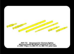 Aber A48 112 Armement pour chasseur allemand Me 109E-3 à G-4 (1/48)  – image 4