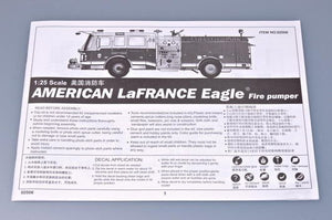 Trumpeter 02506 American LAFRANCE Eagle Fire Pumper 1/25 – immagine 2
