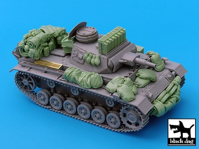 Black Dog T35030 Pz.Kpfw.III Ausf.N accessories set 1/35 – immagine 5