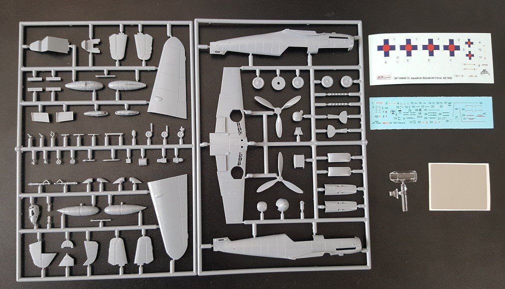 AZ Model AZ7625 Bf 109G-6 Slovak 13 Squadron 1/72 – image 3