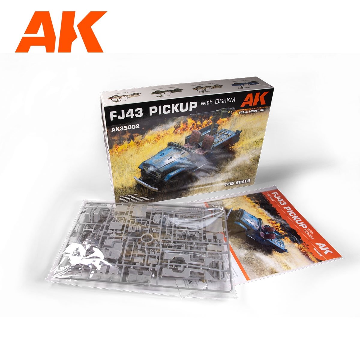 AK Interactive AK35002 FJ43 PICKUP WITH DSHKM 1/35 – immagine 2
