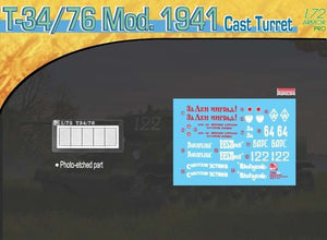 Dragon 7262 T-34/76 Mod.1941 Cast Turret 1/72 – immagine 2