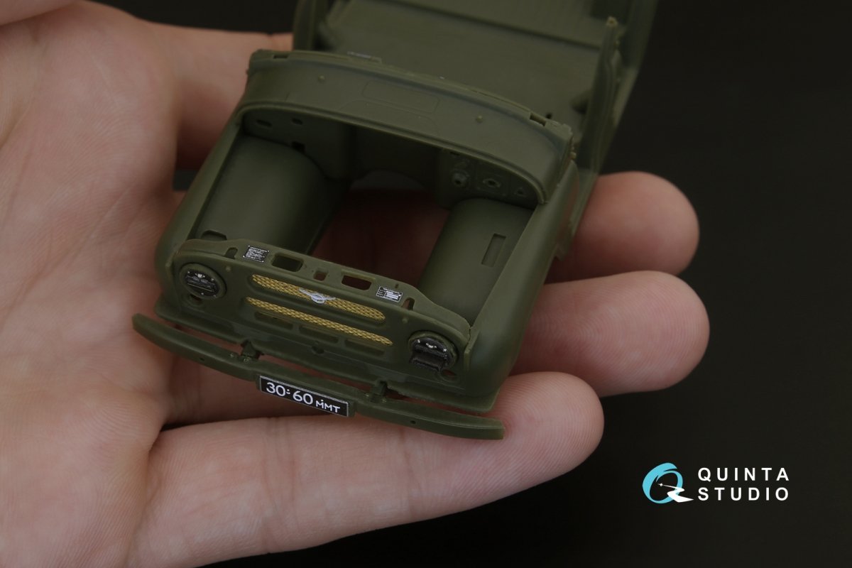Quinta Studio QD35010 UAZ 469 3D-Printed &amp;amp; colored Interior on decal paper (for Trumpeter kit) 1/35 – image 5
